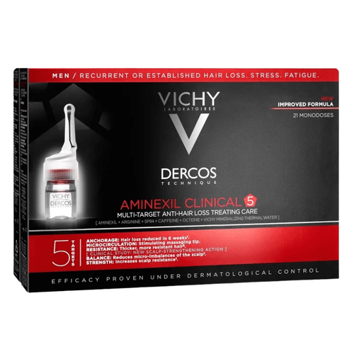 Vichy DERCOS Aminexil Clinical 5 pre mužov 21 x 6 ml