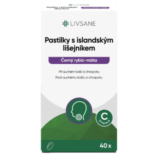 Livsane Pastilky s islanským lišajníkom 40 ks