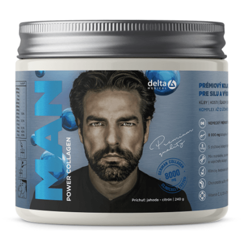DELTA MAN power COLLAGEN jahoda citrón 240 g