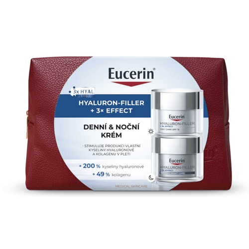 Eucerin Vianoce Hyaluron-Filler denný krém 50 ml + nočný krém 50 ml