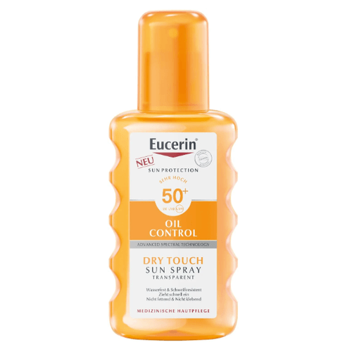 Eucerin Sun Transparentný sprej Dry Touch OIL CONTROL SPF 50+ 200 ml