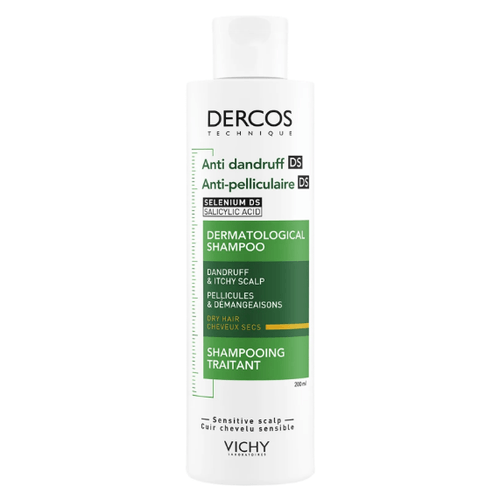 Vichy DERCOS Šampón proti lupinám na suché vlasy 200 ml